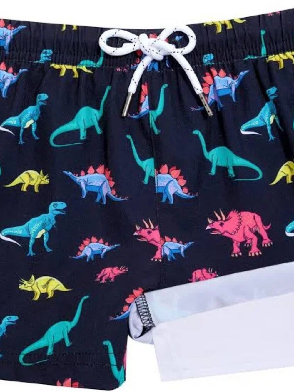 Brisira Boys Dinosaur Swim Trunks Size S NWT